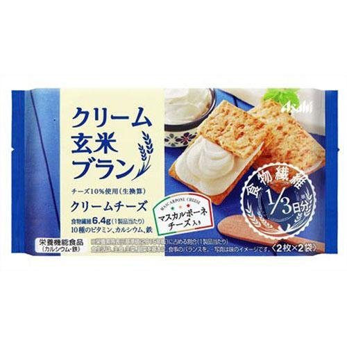 【現貨日本GO】 日本朝日 Asahi 玄米高纖夾心餅乾(起司/開心果/莓果)口味