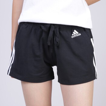 現貨 ADIDAS Essential 基本款 愛迪達 三線 三條線 棉 運動 短褲 黑色 女款 BR5963