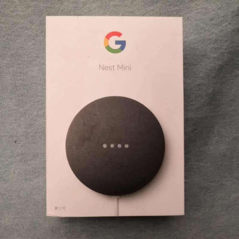 google nest mini 2代 智慧音箱 語音助理 石墨黑