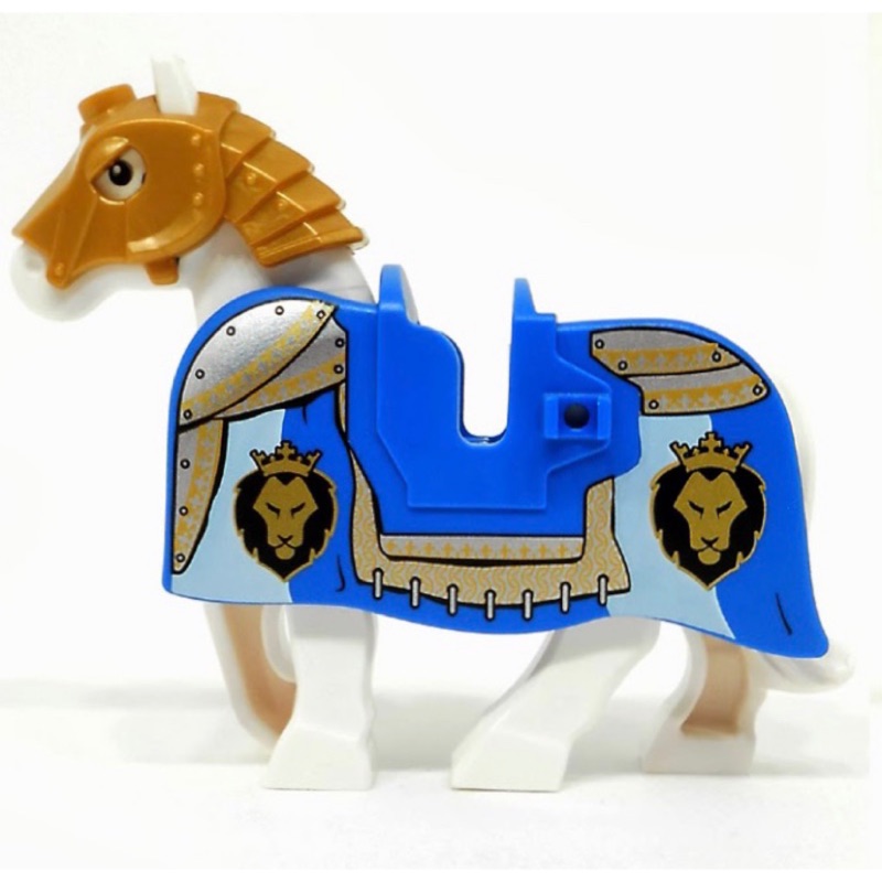 [BrickNerd] LEGO 樂高 白馬+馬袍+馬盔