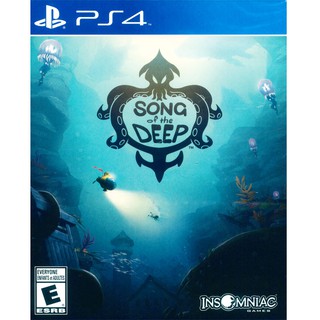 新品瑕疵(透明外封膜破損髒污) PS4 深海之歌 英文美版 Song of the Deep