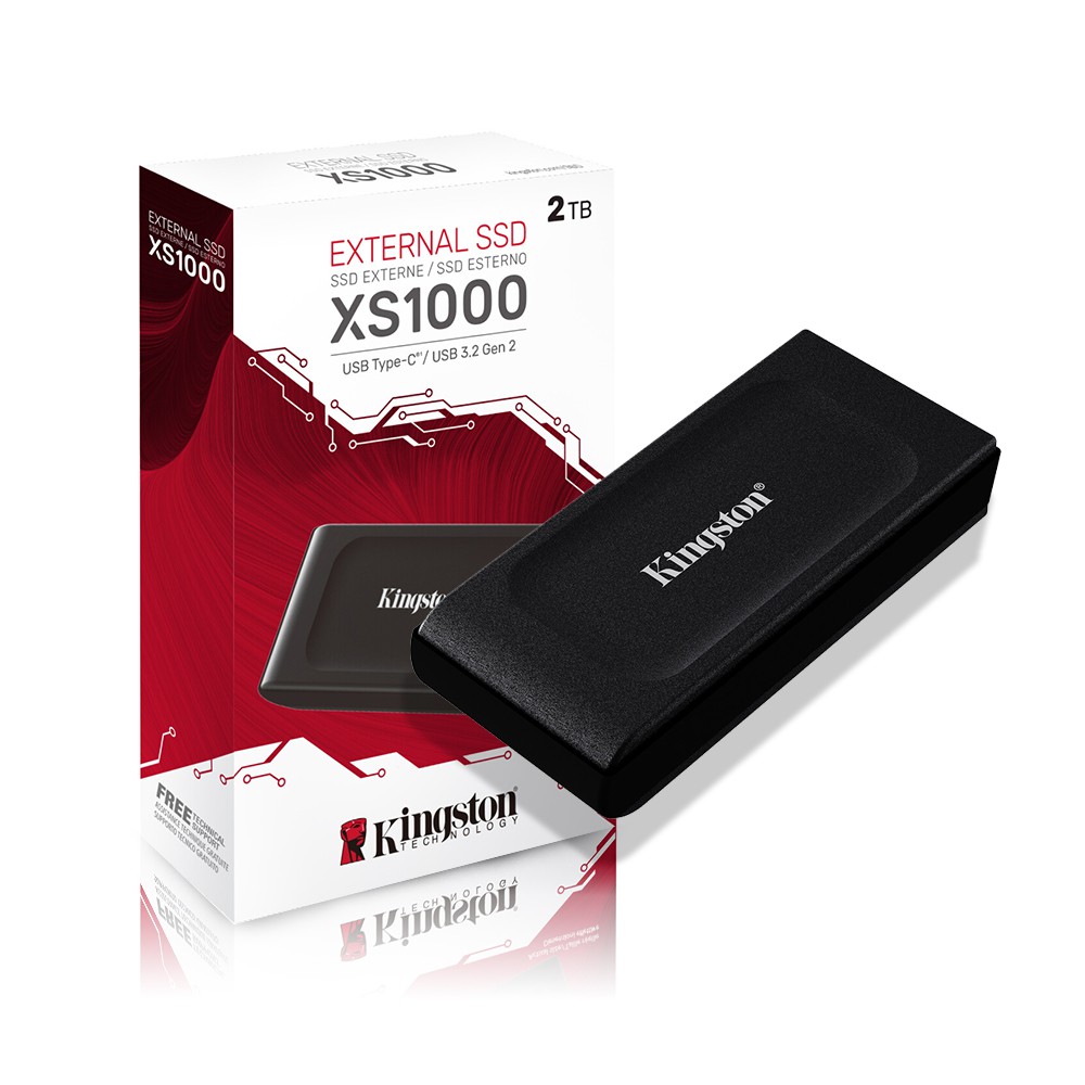 金士頓XS1000 2TB USB 3.2 Gen 2外接式高速行動固態硬碟Portable SSD 現貨 廠商直送