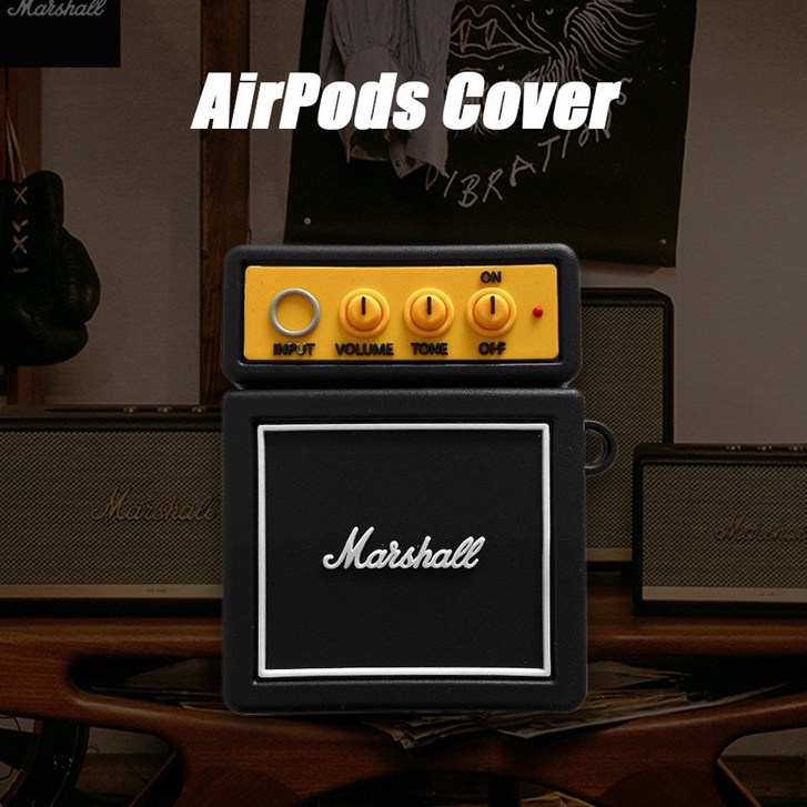 🎀個性音響🎀 AirPods 1 2 代 pro 蘋果 藍芽 耳機套 保護套 吊飾  音響 Marshall