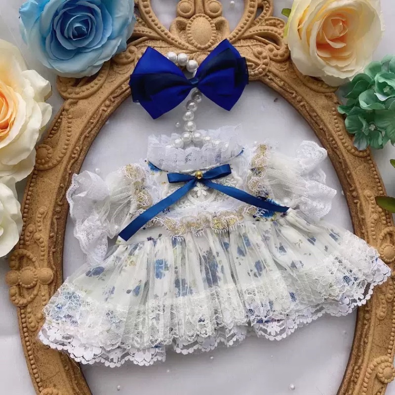 棉花娃 棉花娃衣 出清 Xmya 手作裙子 洋裝 15cm
