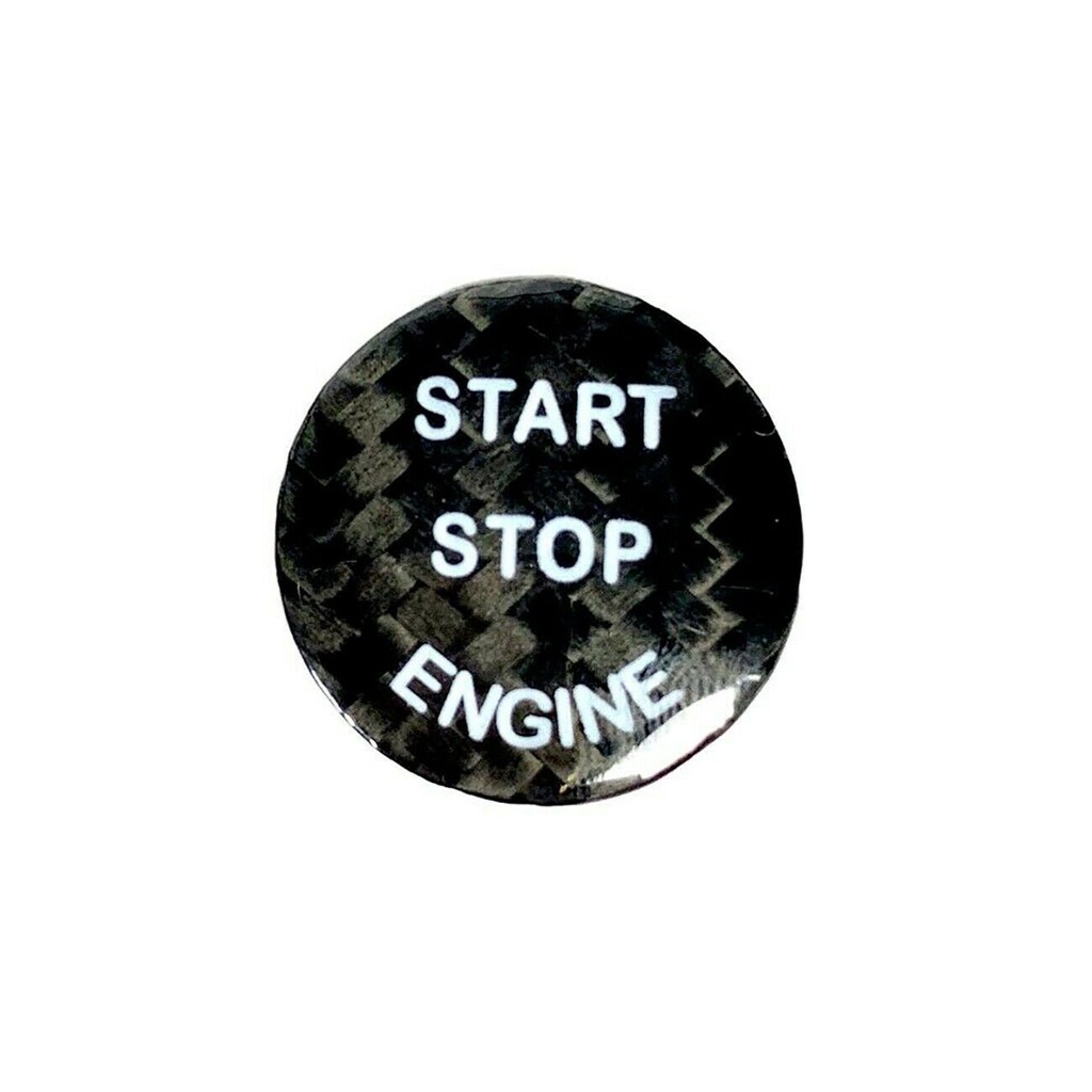 真碳纖維發動機啟動按鈕蓋 一鍵啟動按鈕蓋 適用於 12-18 F30 F34 F80 335i 328i M3【VY】
