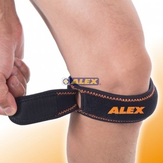 (布丁體育)公司貨附發票 台灣製造 ALEX N-03 膝部雙拉式加強帶(單只) 護膝 護具 運動護具