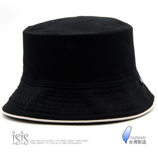 KURO-SHOP潮流時尚風 雙面戴潮流 黑色 漁夫帽百搭 紳士帽 遮陽