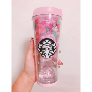 ❤️現貨❤️韓國 星巴克 櫻花系列水晶球隨行杯(16OZ)
