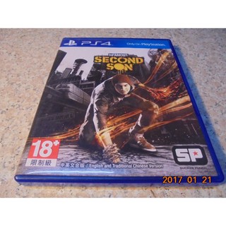 PS4 惡名昭彰-第二之子inFAMOUS: Second Son 中英合版 直購價500元 桃園《蝦米小鋪》