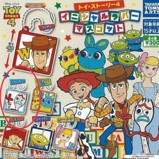 disney t-arts玩具總動員扭蛋 叉奇軟膠吊飾