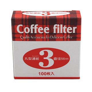 【多塔咖啡】日本寶馬牌 3號 丸型濾紙 直徑56mm 摩卡壺、冰滴壺通用 100張一盒 台灣製造
