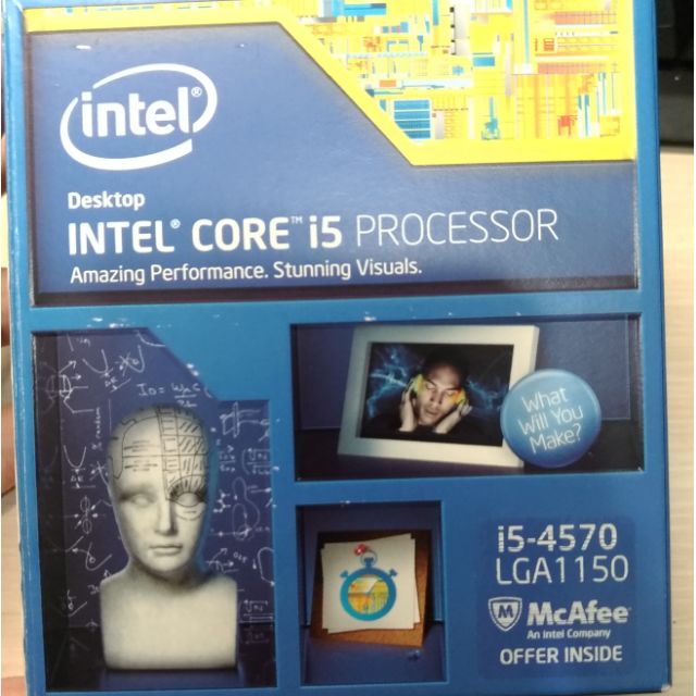 Intel CPU I5-4570(I5 4570) 3.2GHz LGA1150(不含風扇)