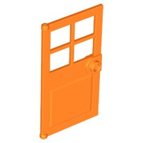 樂高 LEGO 橘色 1x4x6 門 門板 門片 窗戶 街景 城市 60623 6209675 Orange Door