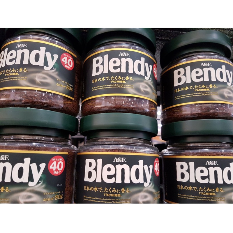 公司貨 AGF Blendy 特醇即溶咖啡粉 玻璃罐裝80g