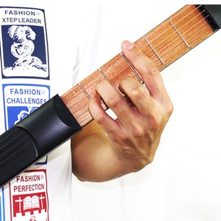 【好聲音樂器】附發票《免運》6格 口袋吉他 攜帶式吉他 手指訓練器 和弦訓練器 吉他訓練器 吉他 木吉他 爬格子練習器