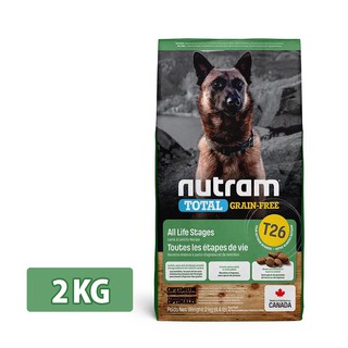 【Nutram 紐頓】T26無穀潔牙犬羊肉2kg 狗飼料