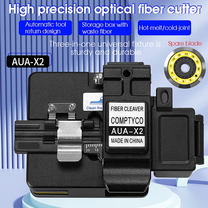 光纖切割器ua-x2光纖熔接器熱熔接器光纜切割器ftth光纖工具+刀片