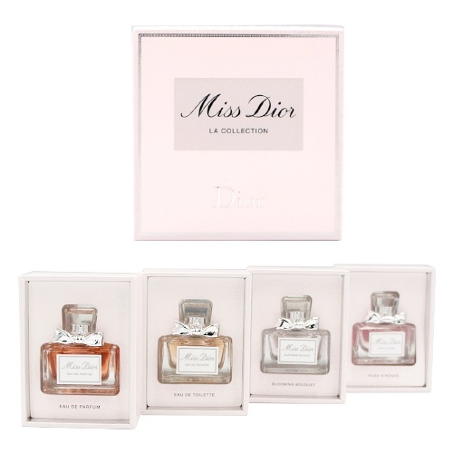 【DreamShop】原廠Miss Dior 旅行精選組5ml x 4(送香水噴式補充瓶)