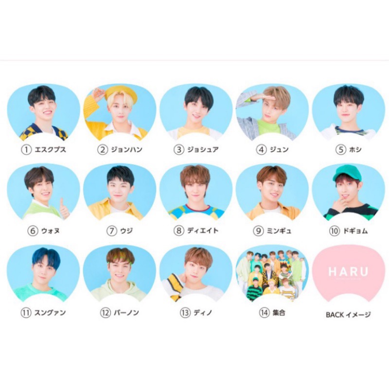 Seventeen Mingyu 日本電影院限定haru 迷你扇 蝦皮購物