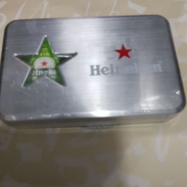 海尼根贈品 海尼根鐵盒撲克牌組 海尼根撲克牌