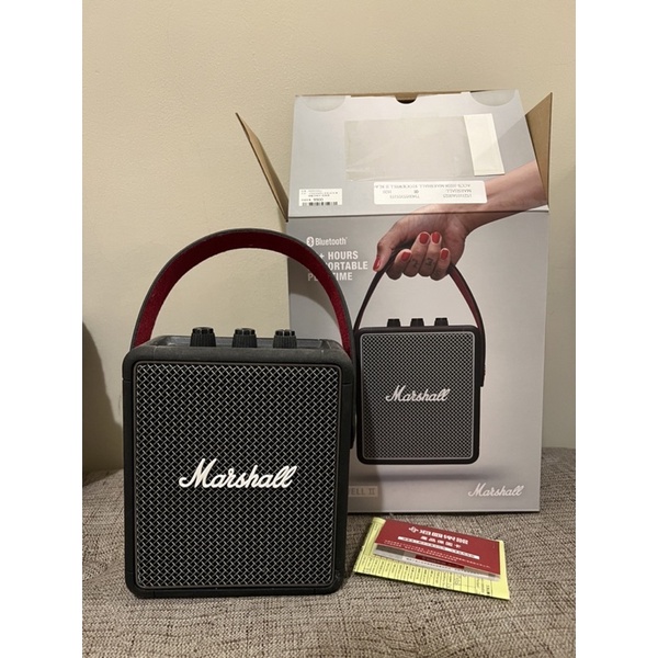 近全新 marshall stockwell II black 無線藍芽喇叭 黑色