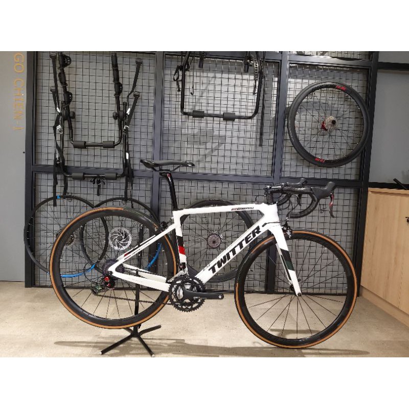 【FANCYCLE】Twitter Stealthpro Carbon bike 碳纖公路車/Rs24Speed/黑白色
