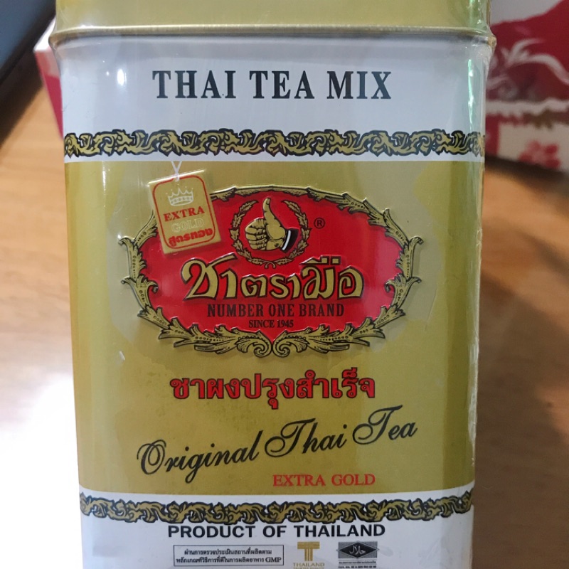現貨 泰國 手標 泰式茶 紅茶 Cha Tra Mue 茶包 Extra Gold