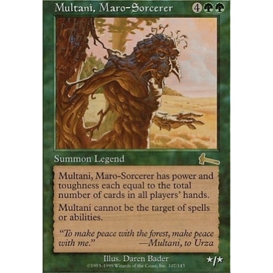 【魔法風雲會】MTG 正版 老物 絕版 桌遊 Multani Maro-Sorcerer
