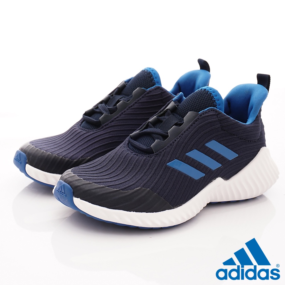 adidas&gt;&lt;愛迪達襪套輕量透氣運動鞋AH2620/藍(中大童段)22.5cm零碼