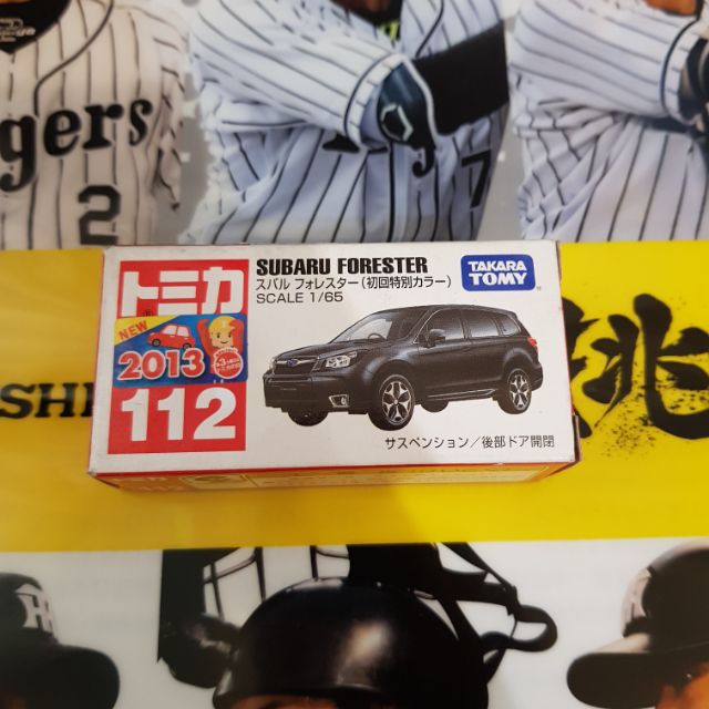 神秘車庫 tomica 多美 小汽車 No.112 SUBARU FORESTER 初回 新車貼 森林人