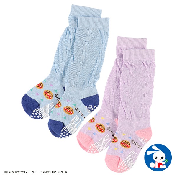 *現貨*日本ANPANMAN 麵包超人 可調整長度 泡泡襪  鬆鬆襪 中筒襪 童襪 兒童短襪 襪子 (12-15cm)