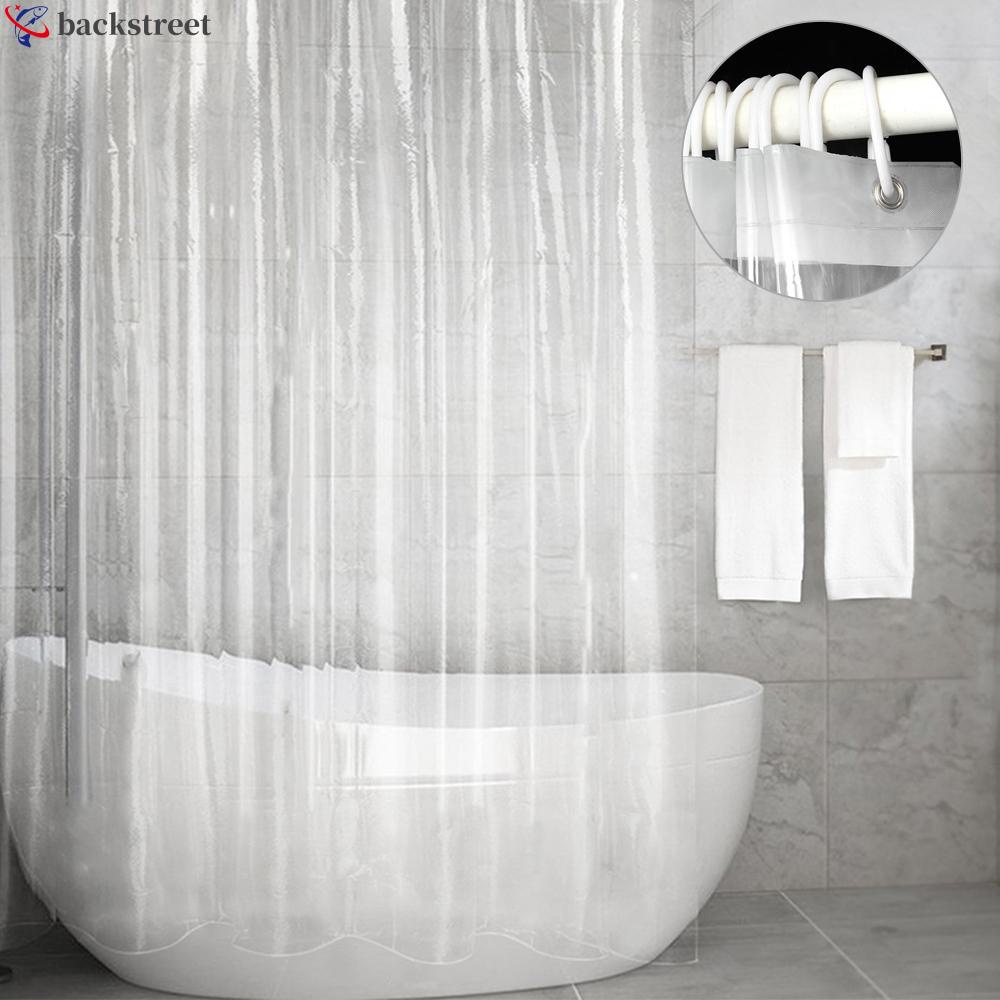 (立即發貨) Peva塑料浴簾防水透明豪華浴簾