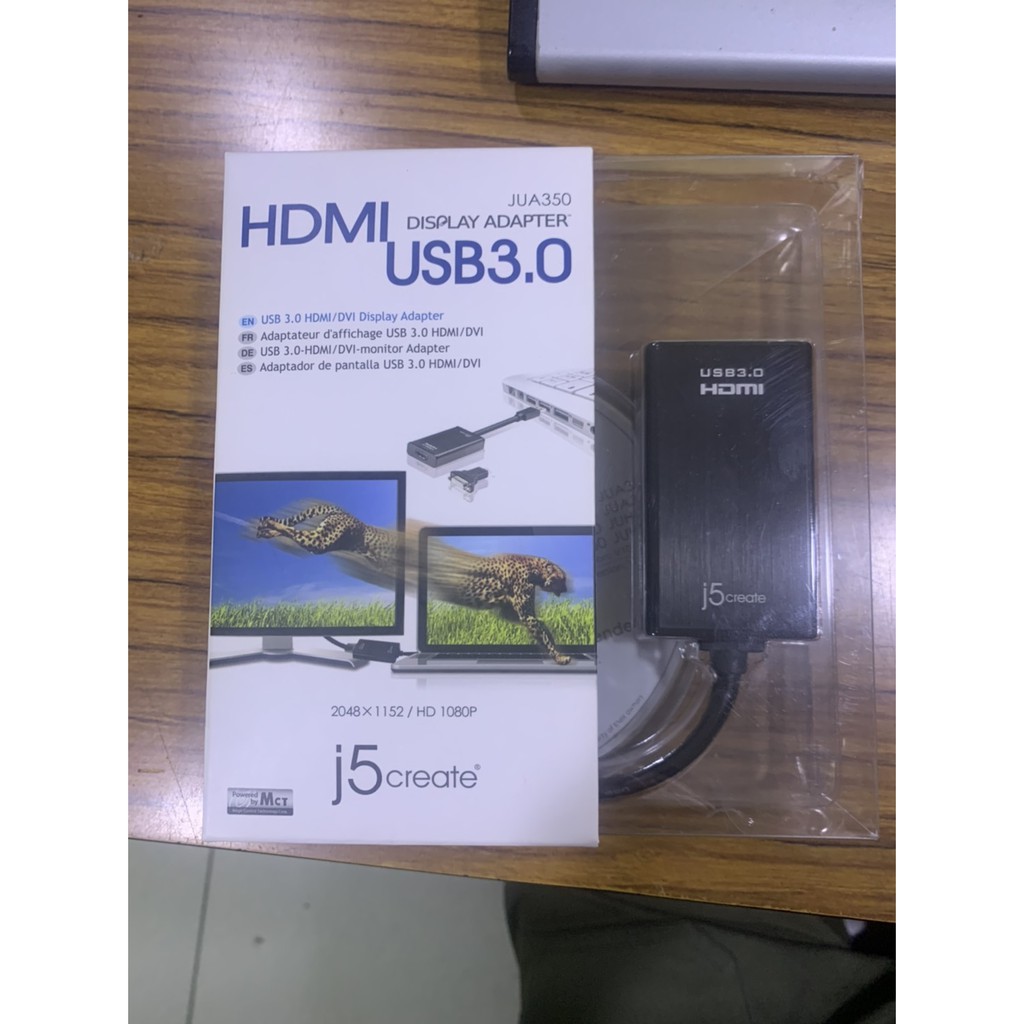 點子電腦-北投◎拆封新品 J5Create JUA350 USB 3.0 USB to HDMI 外接顯示擴充卡