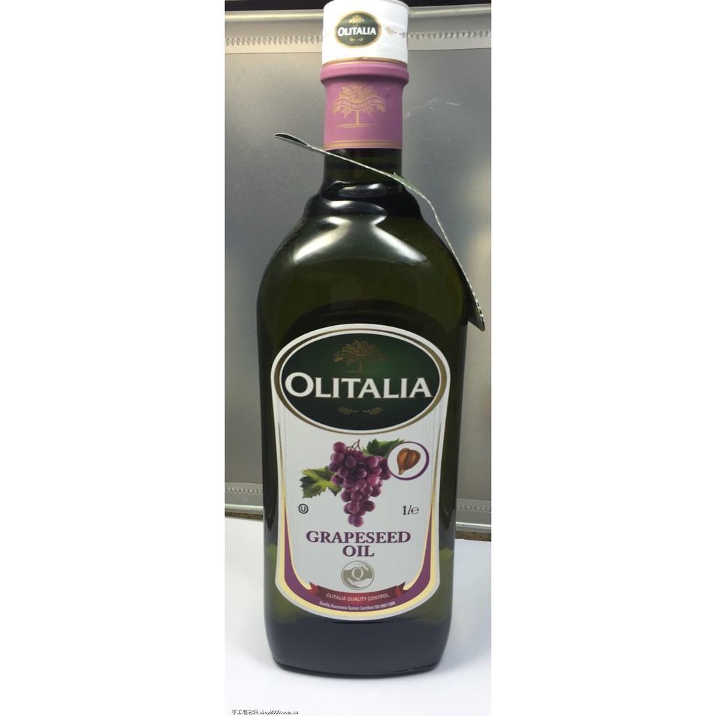 奧利塔原裝葡萄籽油1公升(玻璃瓶)