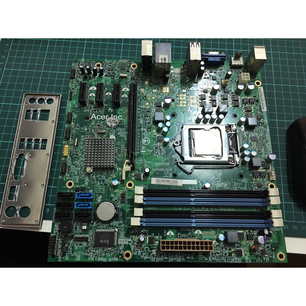 宏碁Acer MIH67/P67L MB 1155主機板/附擋板送G840 CPU&lt;二手良品&gt;