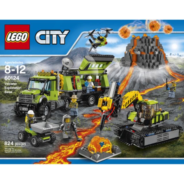 樂高 lego 60124 city 火山系列 全新未開 現貨 lego60124