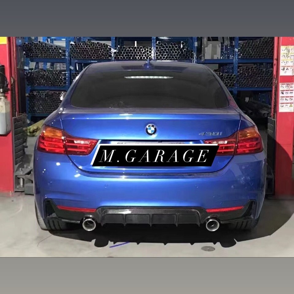【M.GARAGE】BMW 420 435 F36 M款 碳纖維 卡夢 後下巴 改裝 套件