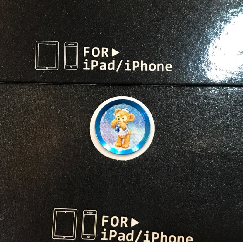 迪士尼 達菲 iPhone 指紋辨識貼 蘋果 home 鍵貼 i6 6s 6+ i7 7+ Plus