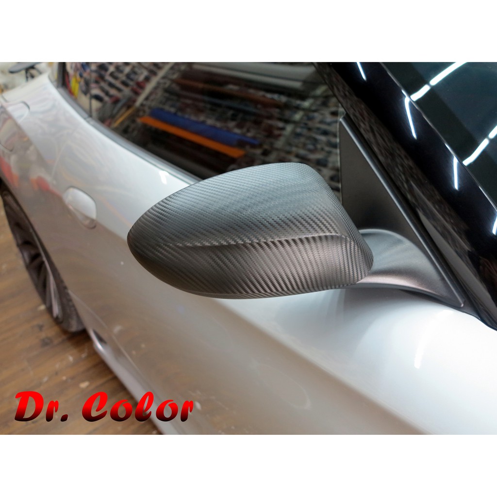 Dr. Color 玩色專業汽車包膜 BMW Z4 Coupe 黑carbon_後視鏡  /  尾翼