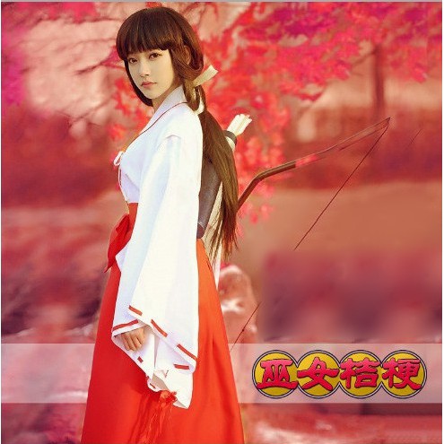 犬夜叉桔梗cos服月華夜巫女服cosplay衣服二次元動漫古風服裝日系女裝 蝦皮購物