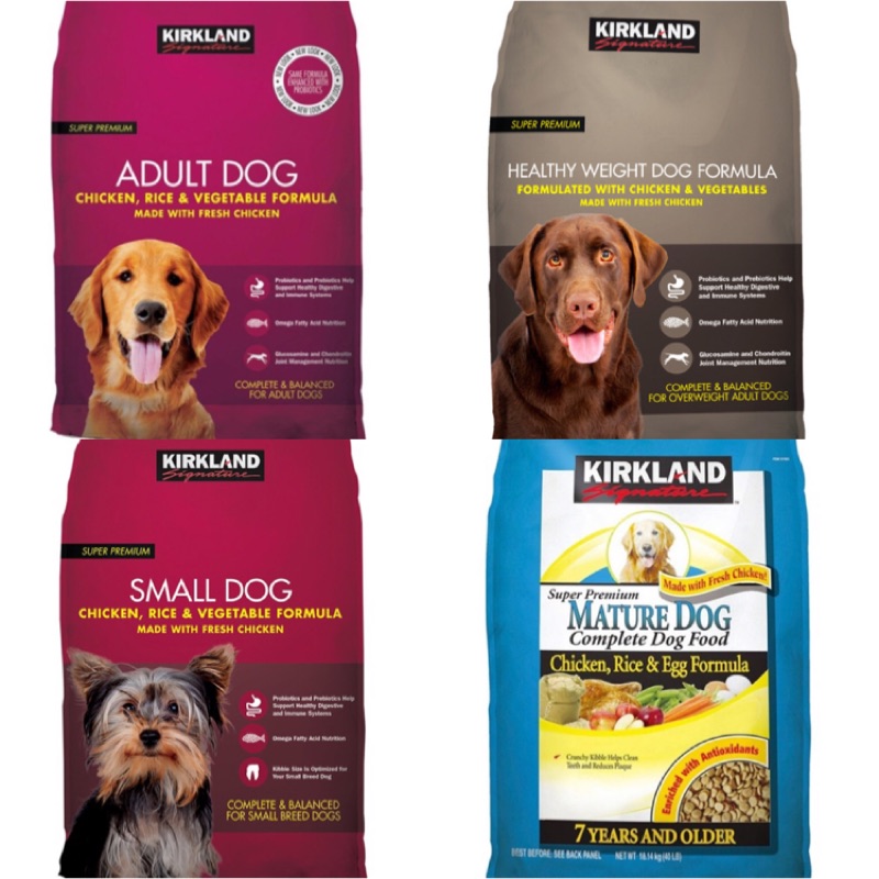 Costco 好市多 Kirkland Signature 科克蘭 乾狗糧 全系列 狗飼料 成犬 體重管理 小型犬 老齡