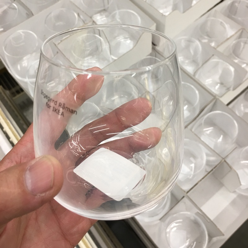 《蝦皮代開電子發票》超級IKEA代購-DYRGRIP透明玻璃杯/玻璃杯/360 毫升透明杯