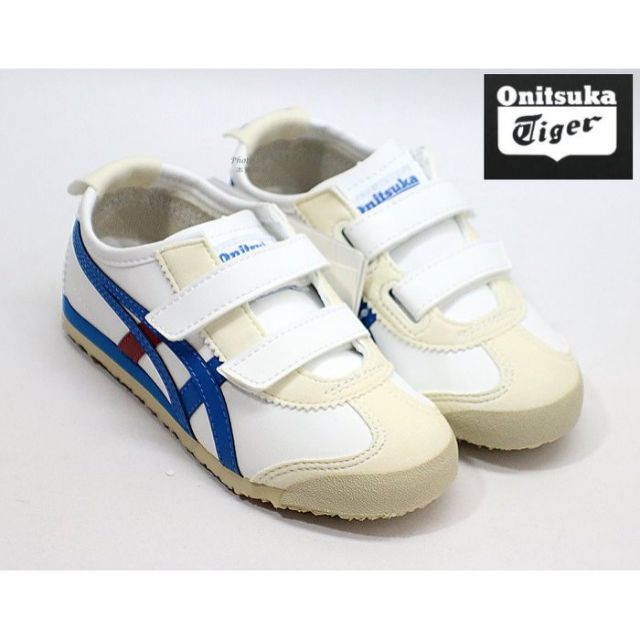 新品上架   Onitsuka Tiger 兒童款運動休閒鞋 ( 白C4D5Y0143 )