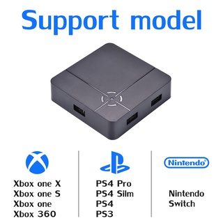 Apex輔助瞄準 鍵鼠轉換器 Reasnow S1 支援 PC/PS4/PS5/Xbox/Switch 內建壓槍 免手把