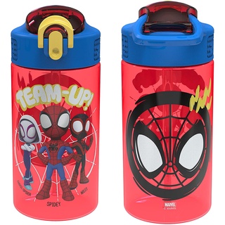 *啵比小舖*Zak Designs Spider-Man 蜘蛛人 兒童吸管水壺 冷水瓶 16盎司(473ml)