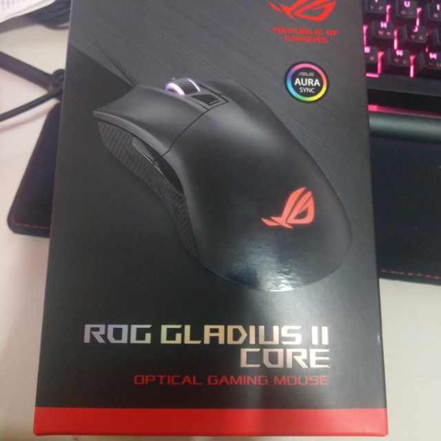 華碩 神鬼戰士 Rog Gladius II core 電競滑鼠