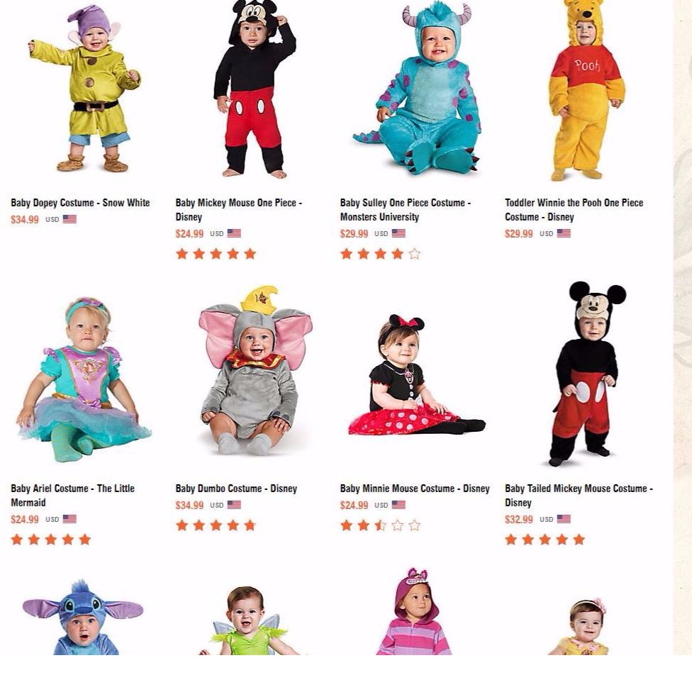 美國代購 萬聖節 寶寶 Baby 寶貝服裝可愛裝扮 主題 迪士尼halloween 蝦皮購物