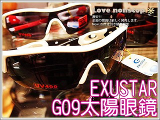 Exustar G09自行車太陽眼鏡(4色鏡片)【P11-017】