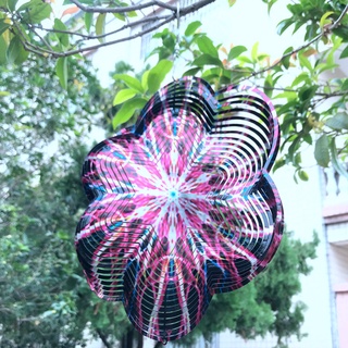 旋轉風鈴 幻想 3D 3D 動態風向花園室內和室外風鈴裝飾