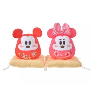 ♜✡ 日本 正版 Disney Store 迪士尼 米奇 米妮 達摩 娃娃 玩偶 擺設 公仔 新屋落成 2022年限定